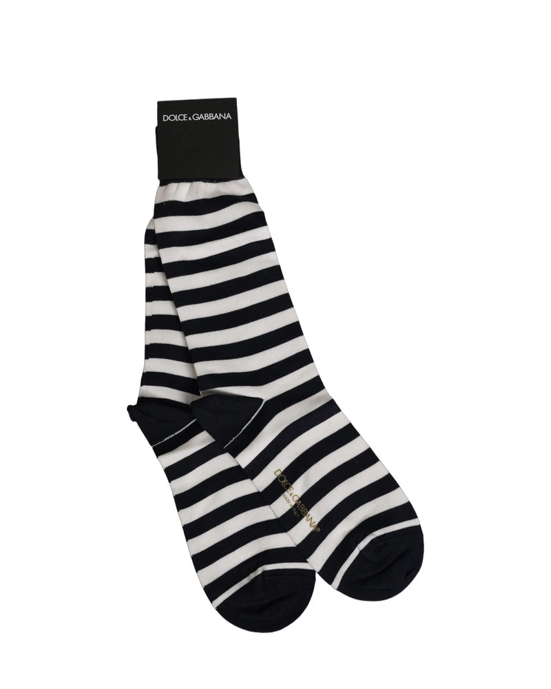 Dolce & Gabbana Crew Sock in black, Cotton — view 2