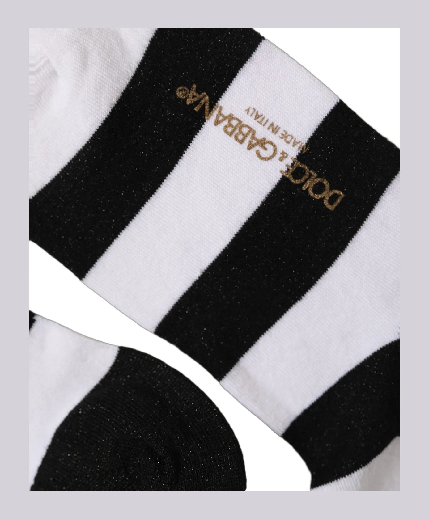 Dolce & Gabbana Crew Sock in black, Viscose