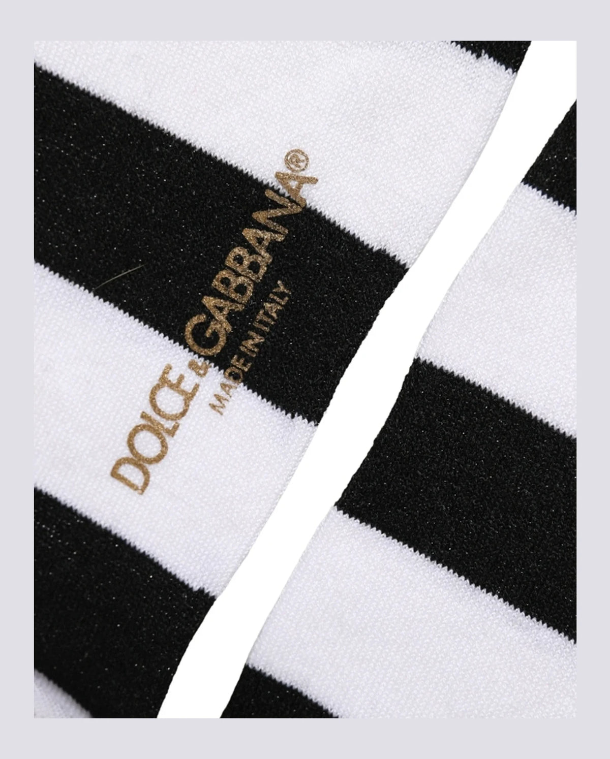 Dolce & Gabbana Crew Sock in black, Viscose
