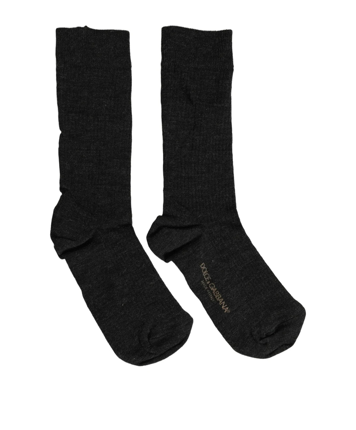 Dolce & Gabbana Crew Sock in black, Wool — view 3