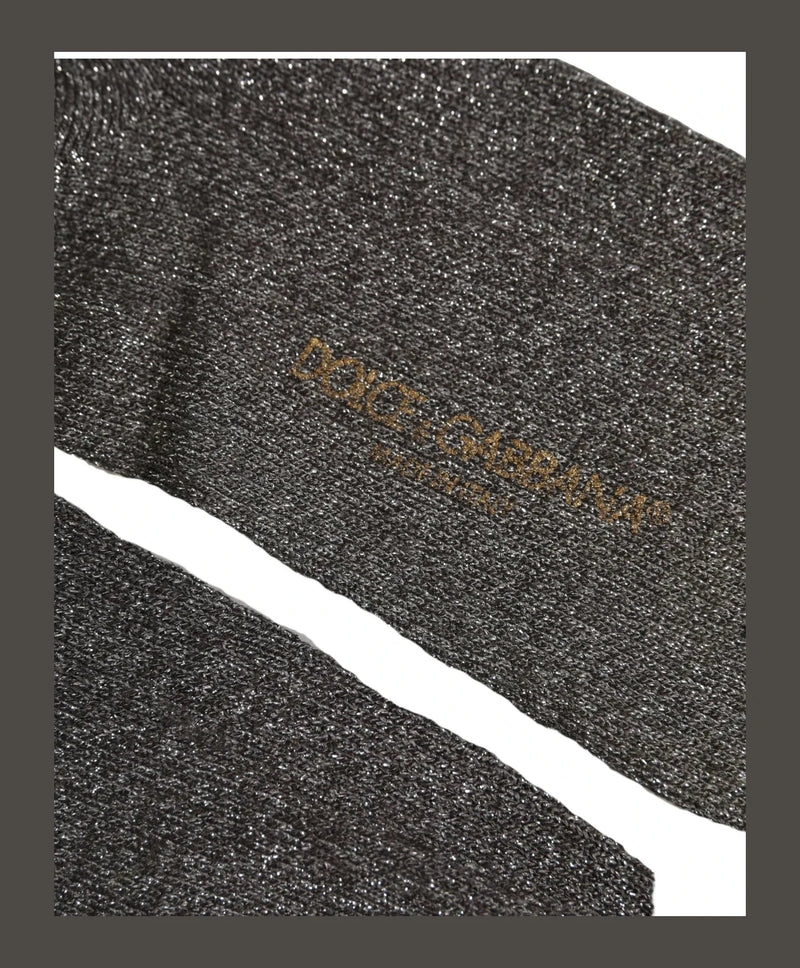 Dolce & Gabbana Crew Sock in gray, Viscose