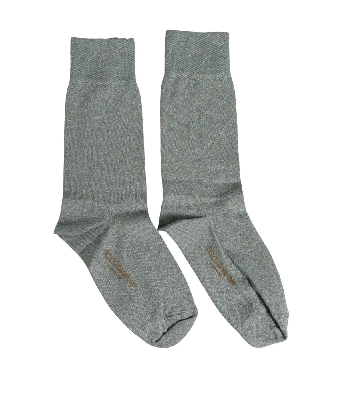 Dolce & Gabbana Crew Sock in gray, Viscose — view 3