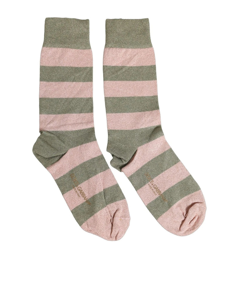 Dolce & Gabbana Crew Sock in gray, Viscose — view 3