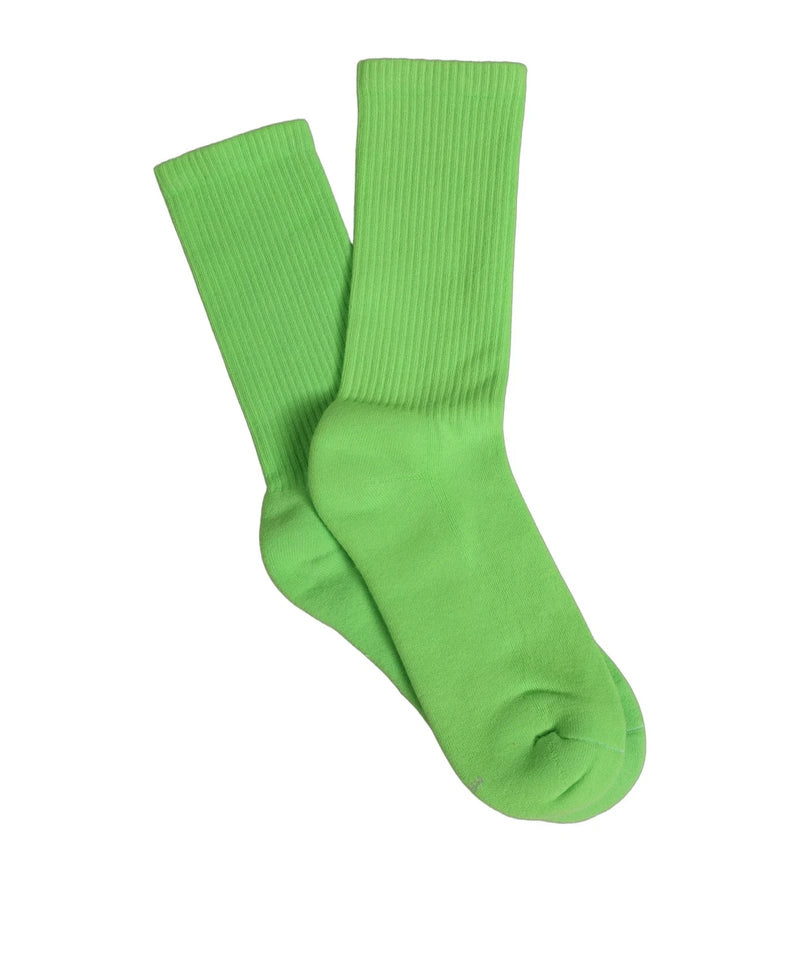 Dolce & Gabbana Crew Sock in green, Cotton