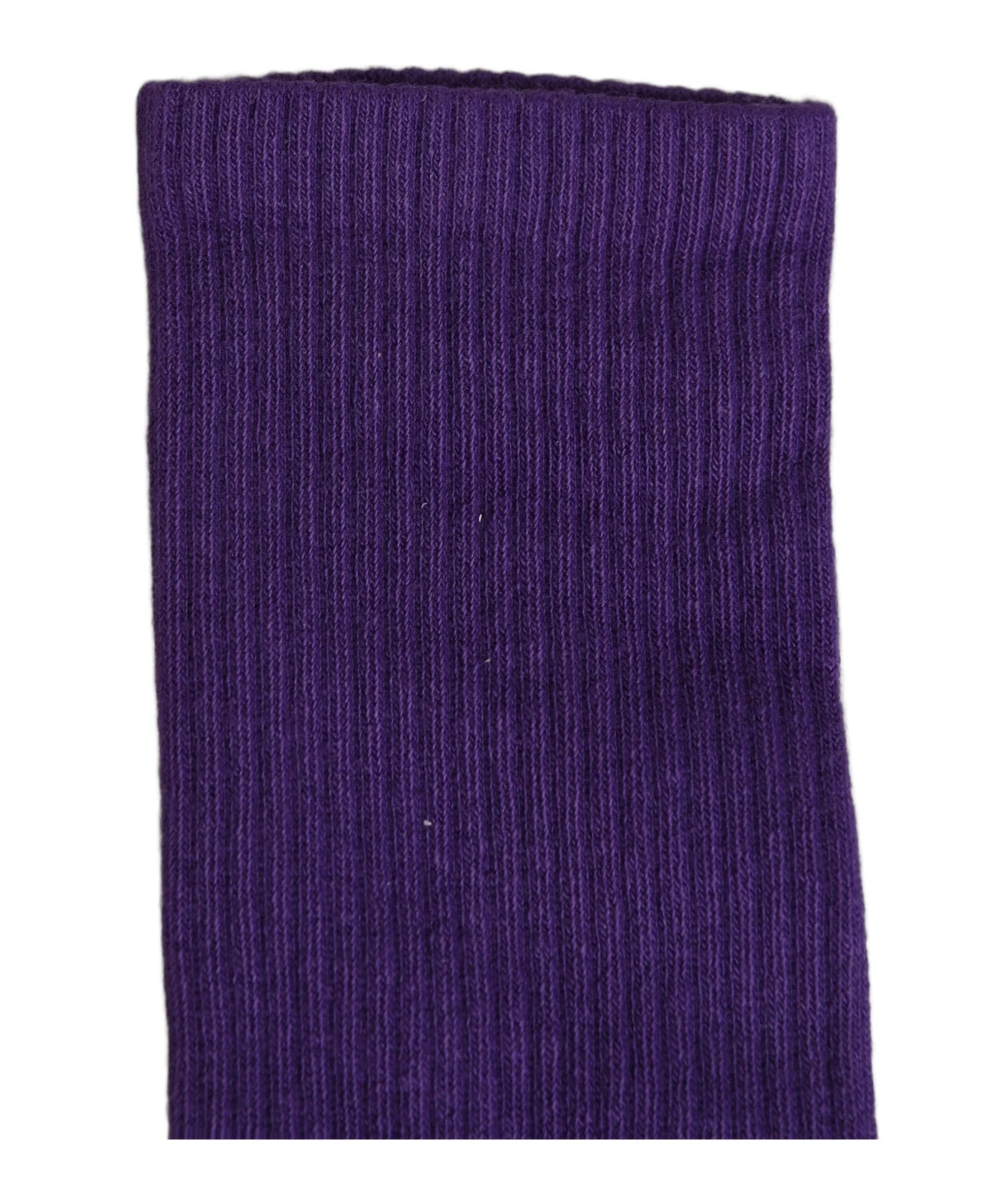 Dolce & Gabbana Crew Sock in purple, Cotton