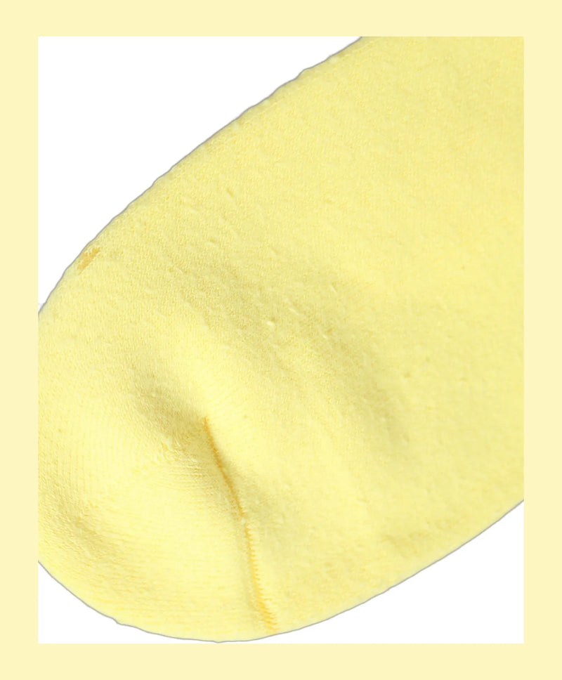 Dolce & Gabbana Crew Sock in yellow, Cotton — view 3