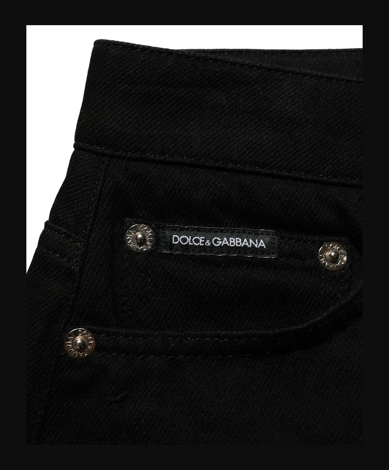 Dolce & Gabbana Denim Short in black, Cotton