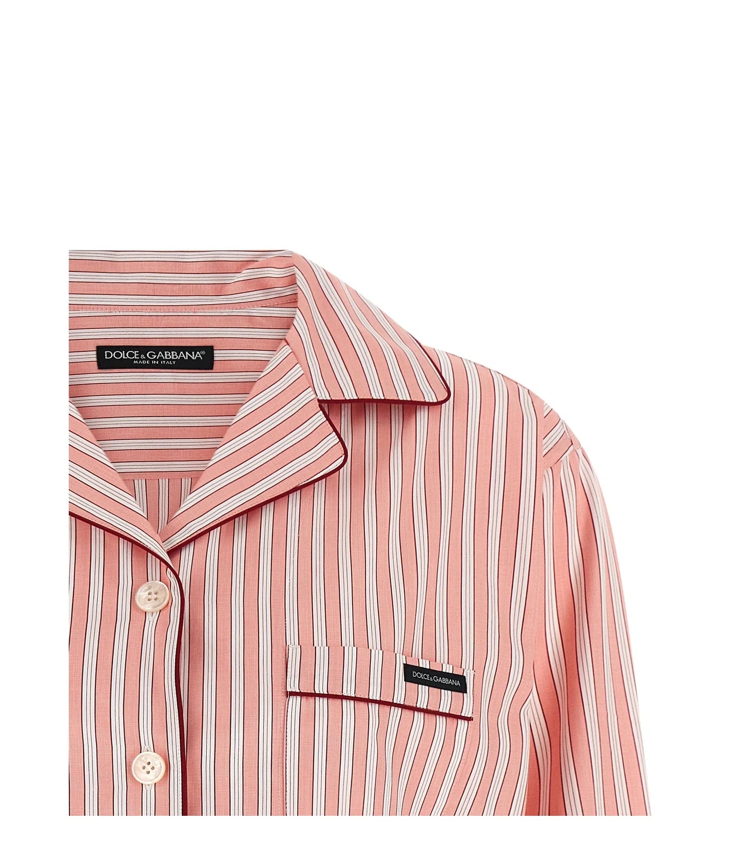 Dolce & Gabbana Dress Shirt in pink, Cotton — view 3