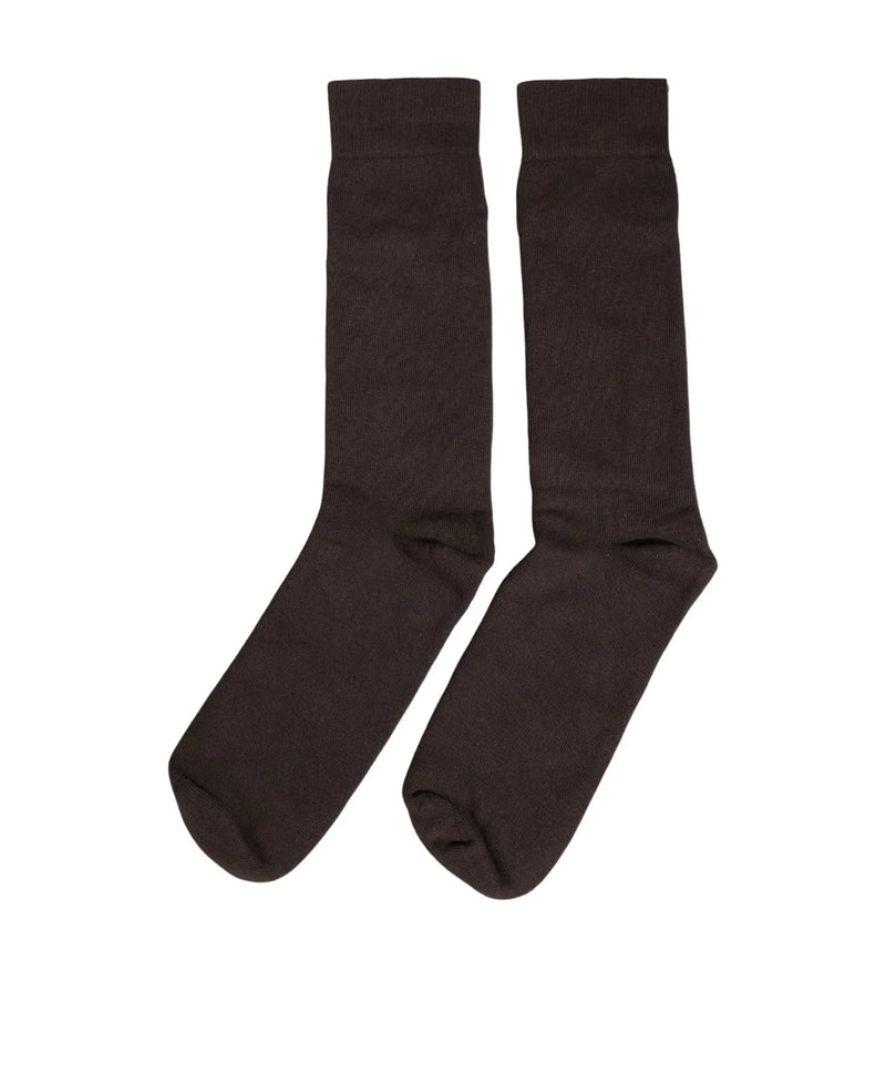 Dolce & Gabbana Dress Sock in brown, Cotton