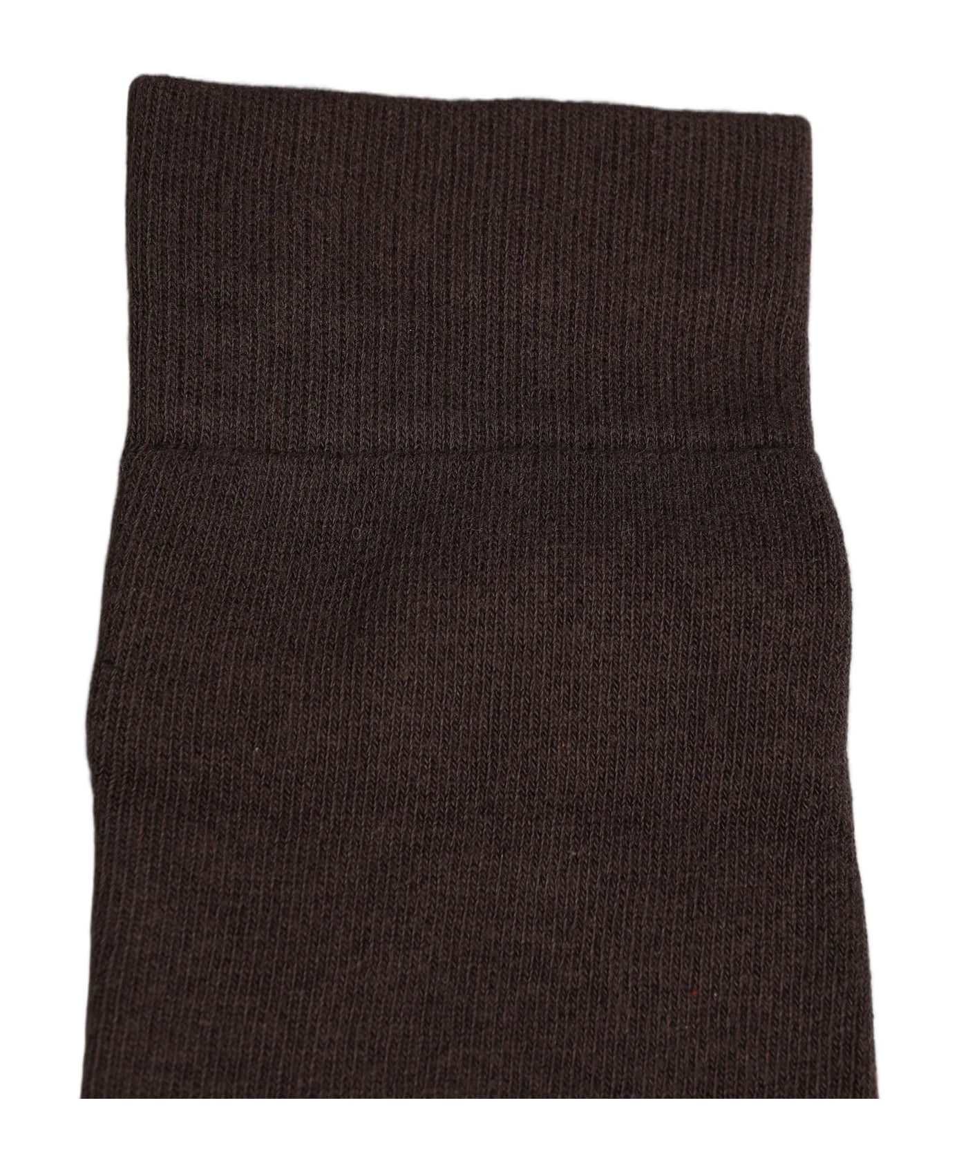 Dolce & Gabbana Dress Sock in brown, Cotton — view 5