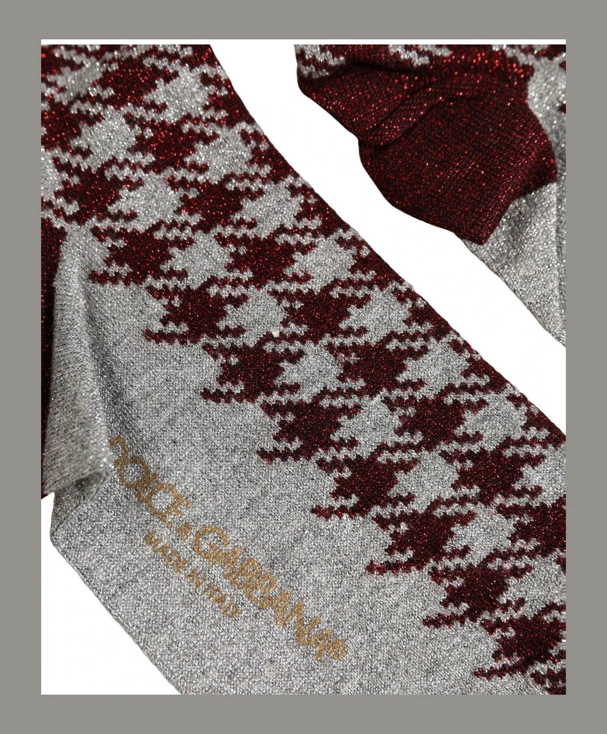 Dolce & Gabbana Dress Sock in gray, Viscose