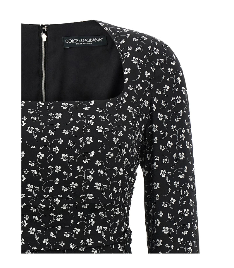 Dolce & Gabbana Dresse in black, Silk — view 3