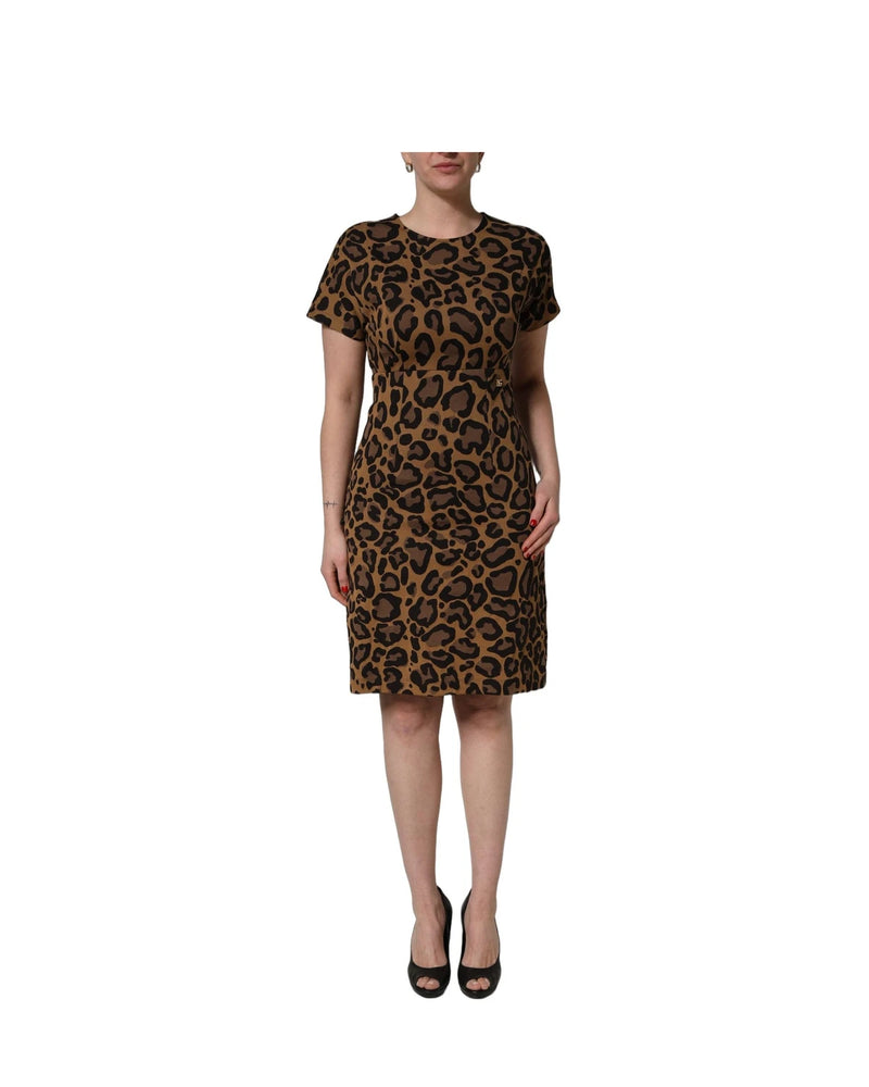 Dolce & Gabbana Dresse in brown, Polyester — view 3
