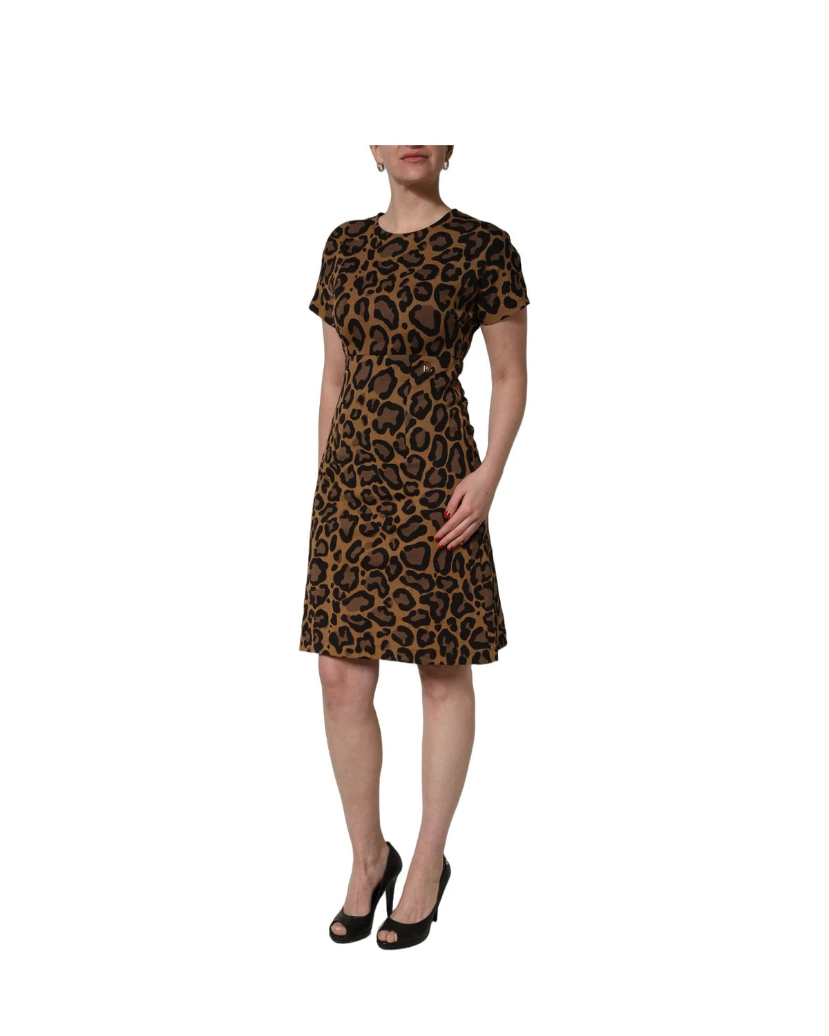 Dolce & Gabbana Dresse in brown, Polyester — view 5