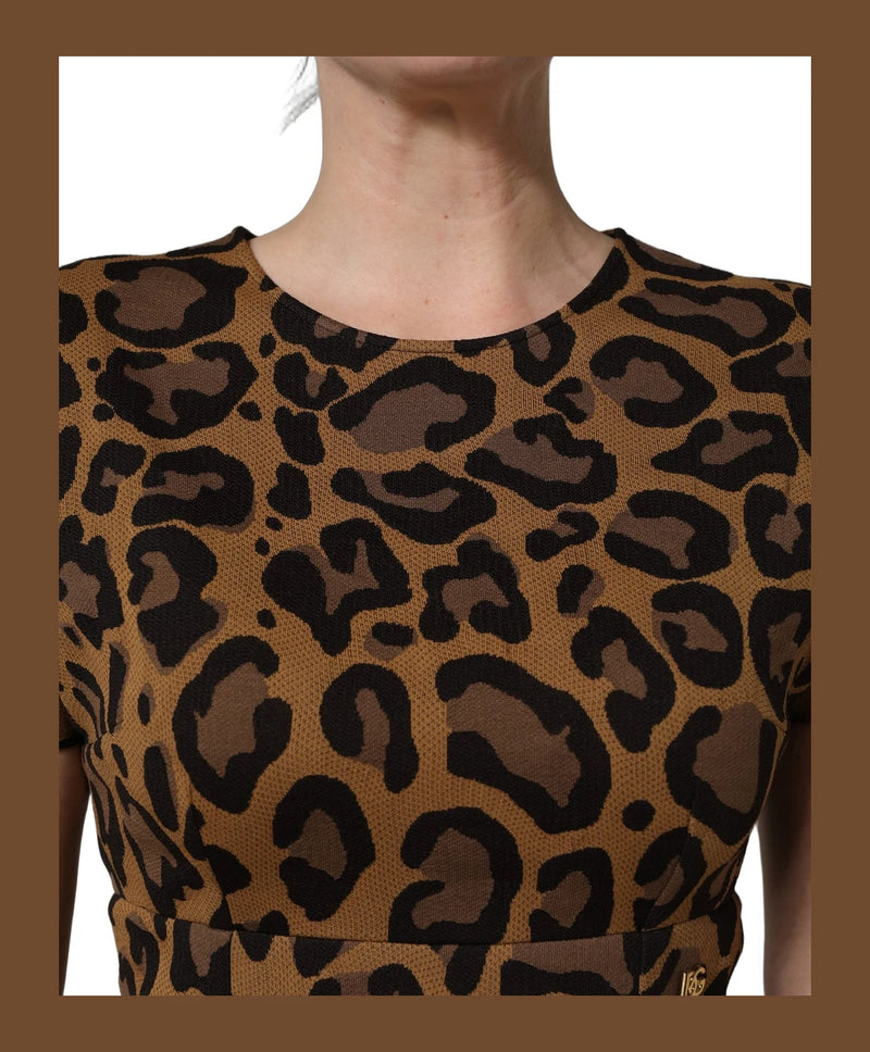 Dolce & Gabbana Dresse in brown, Polyester — view 7