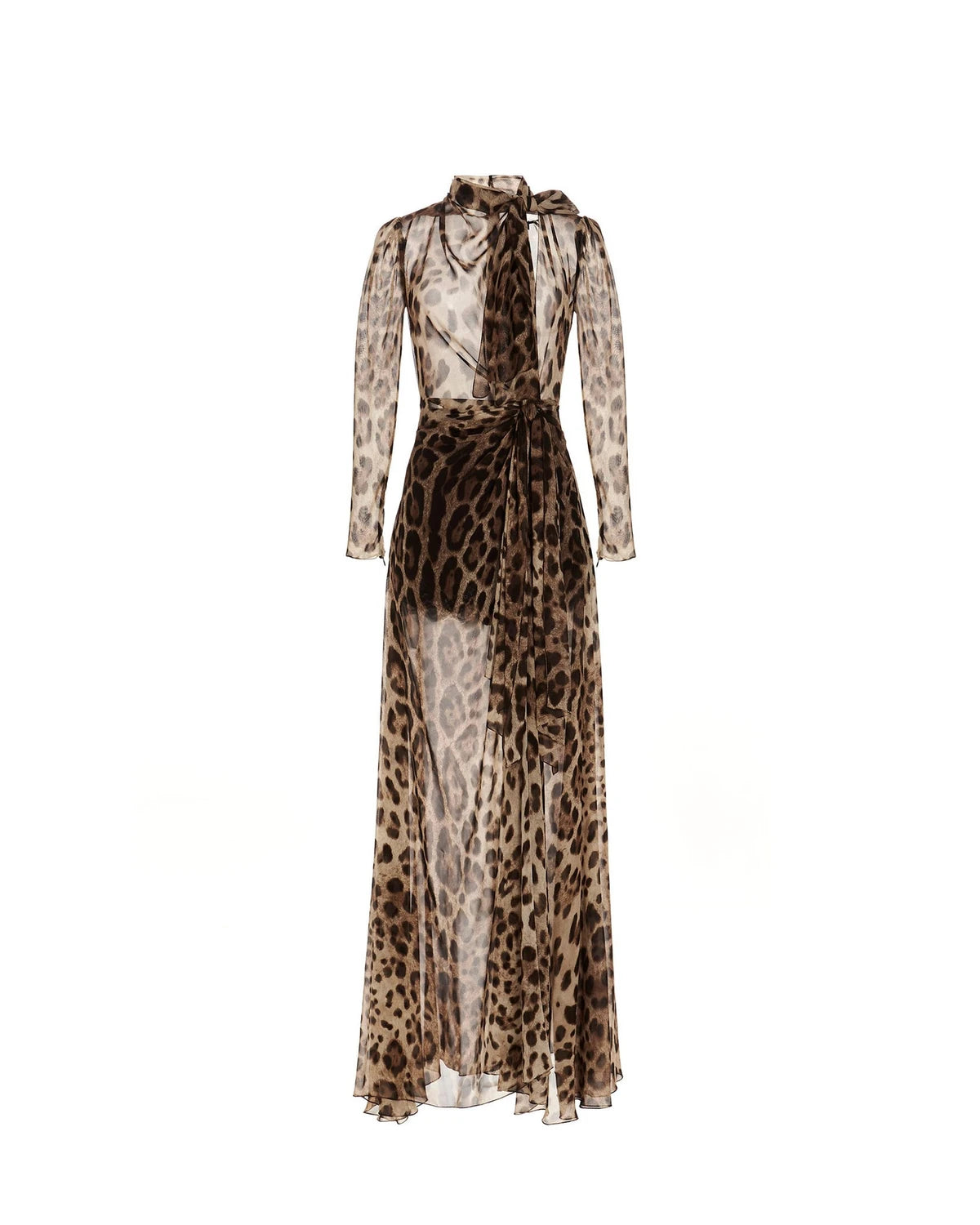 Dolce & Gabbana Dresse in brown, Silk