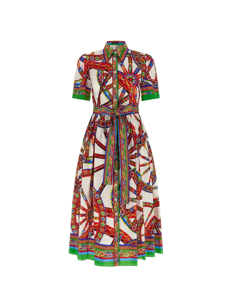 Dolce & Gabbana Dresse in multicolor, Cotton