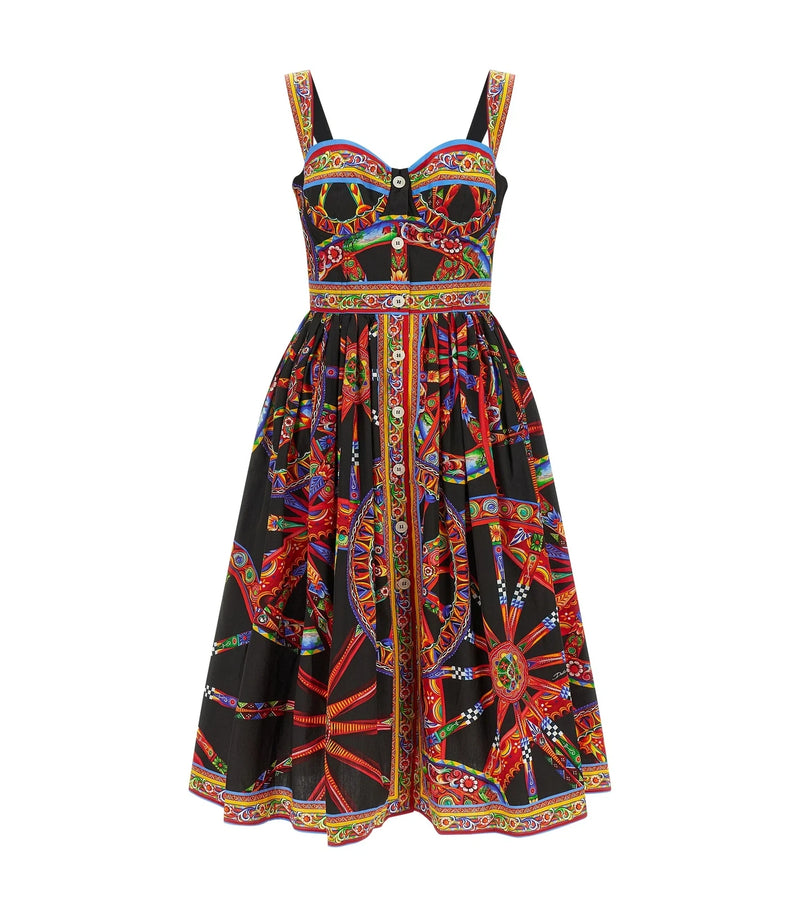 Dolce & Gabbana Dresse in multicolor, Cotton