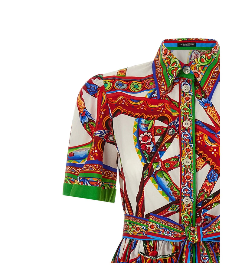 Dolce & Gabbana Dresse in multicolor, Cotton — view 3