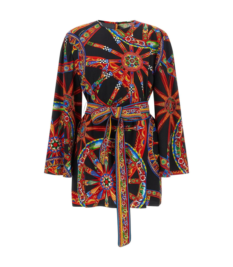 Dolce & Gabbana Dresse in multicolor, Silk