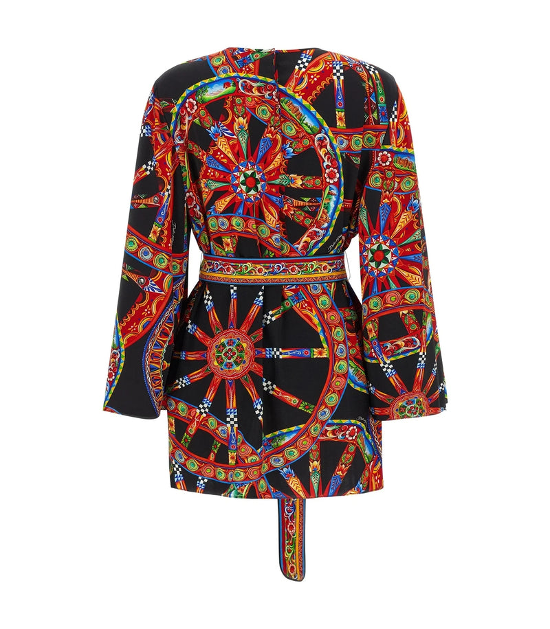 Dolce & Gabbana Dresse in multicolor, Silk — view 2