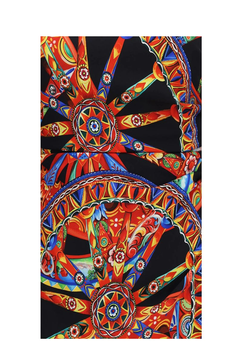 Dolce & Gabbana Dresse in multicolor, Silk — view 3