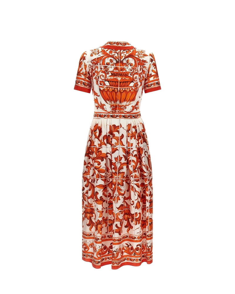 Dolce & Gabbana Dresse in orange, Silk — view 2