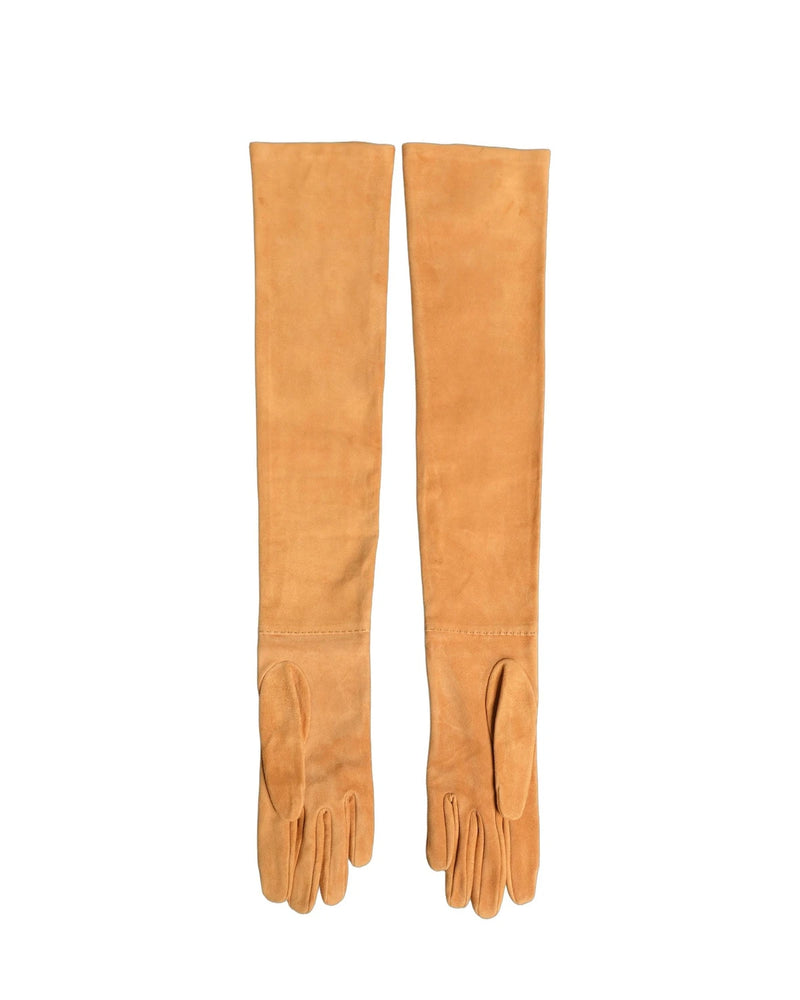 Dolce & Gabbana Gloves & Mitten in beige, Genuine Leather — view 4
