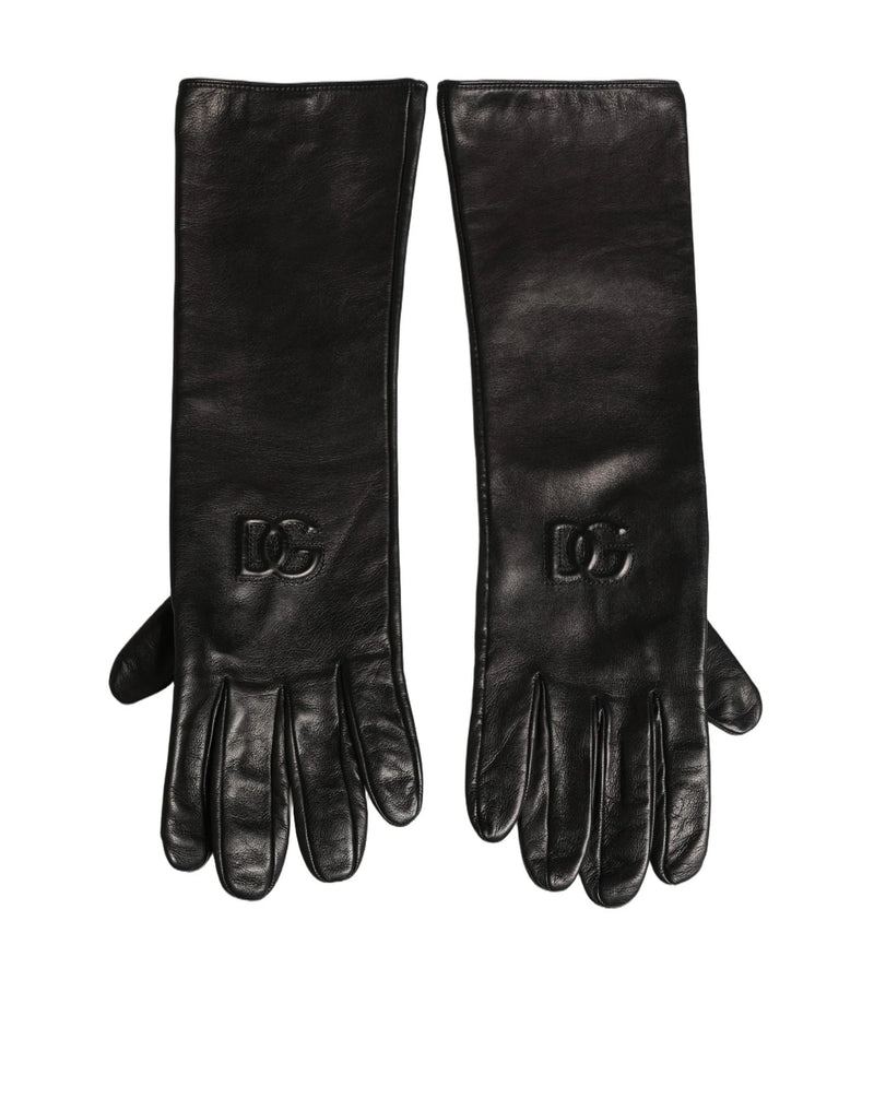 Dolce & Gabbana Gloves & Mitten in black, Genuine Leather