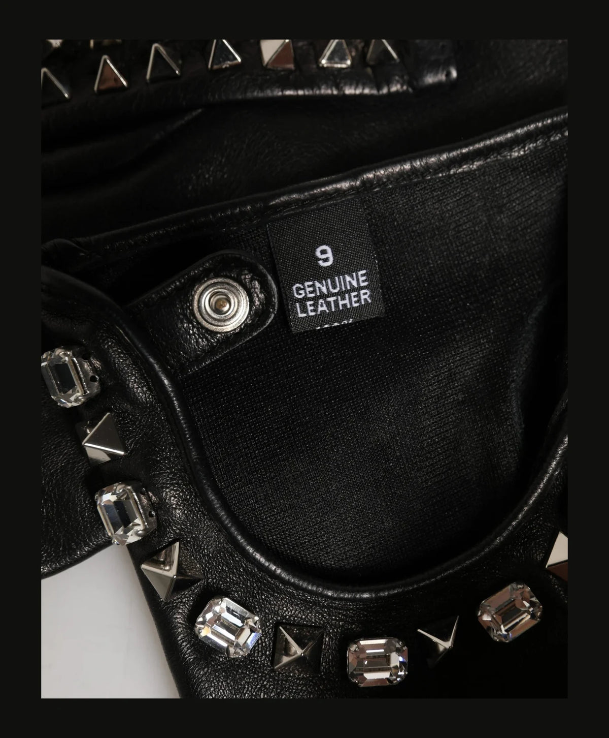 Dolce & Gabbana Gloves & Mitten in black, Genuine Leather — view 4