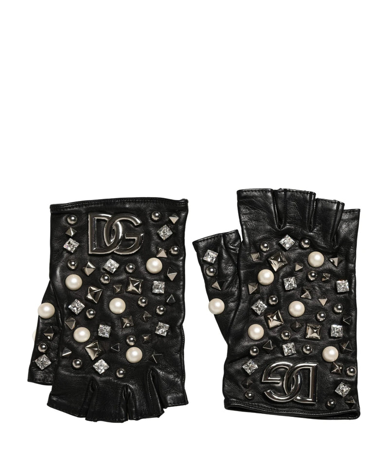 Dolce & Gabbana Gloves & Mitten in black — view 2