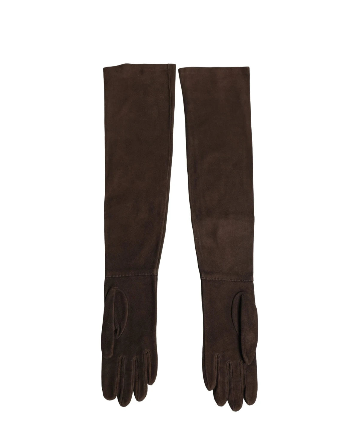 Dolce & Gabbana Gloves & Mitten in brown, Genuine Leather — view 2