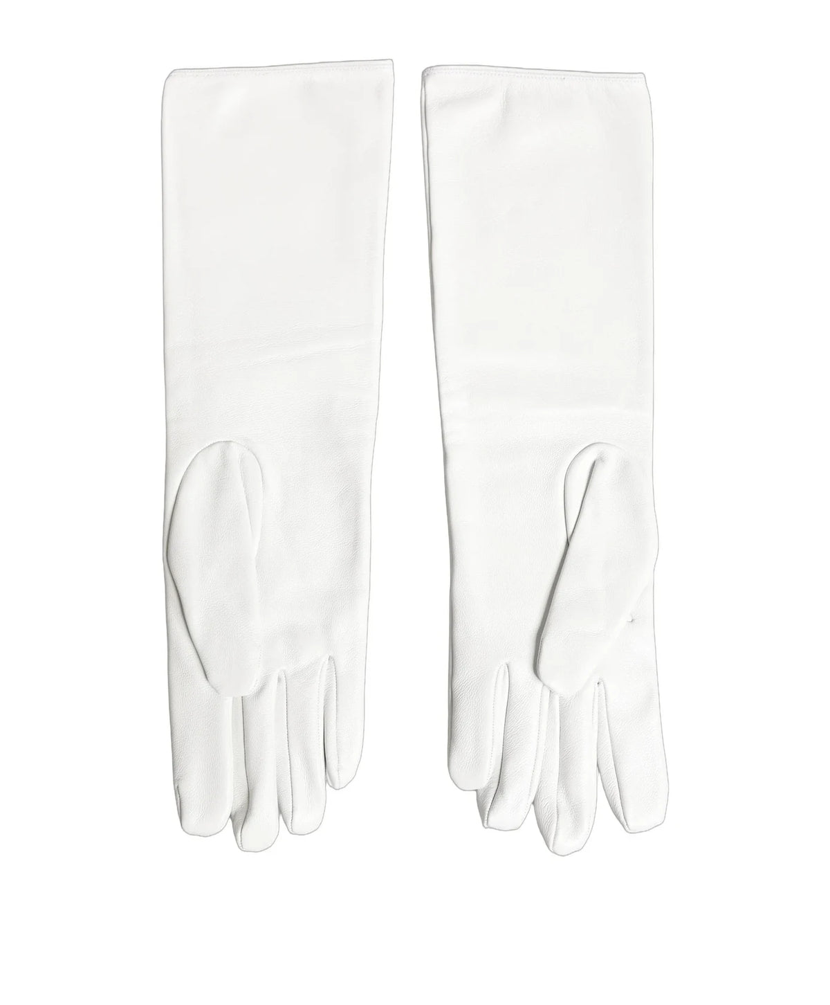 Dolce & Gabbana Gloves & Mitten in white, Genuine Leather — view 2