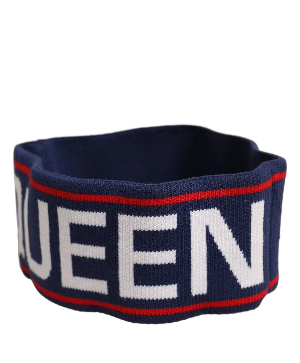 Dolce & Gabbana Headband in navy, Virgin Wool