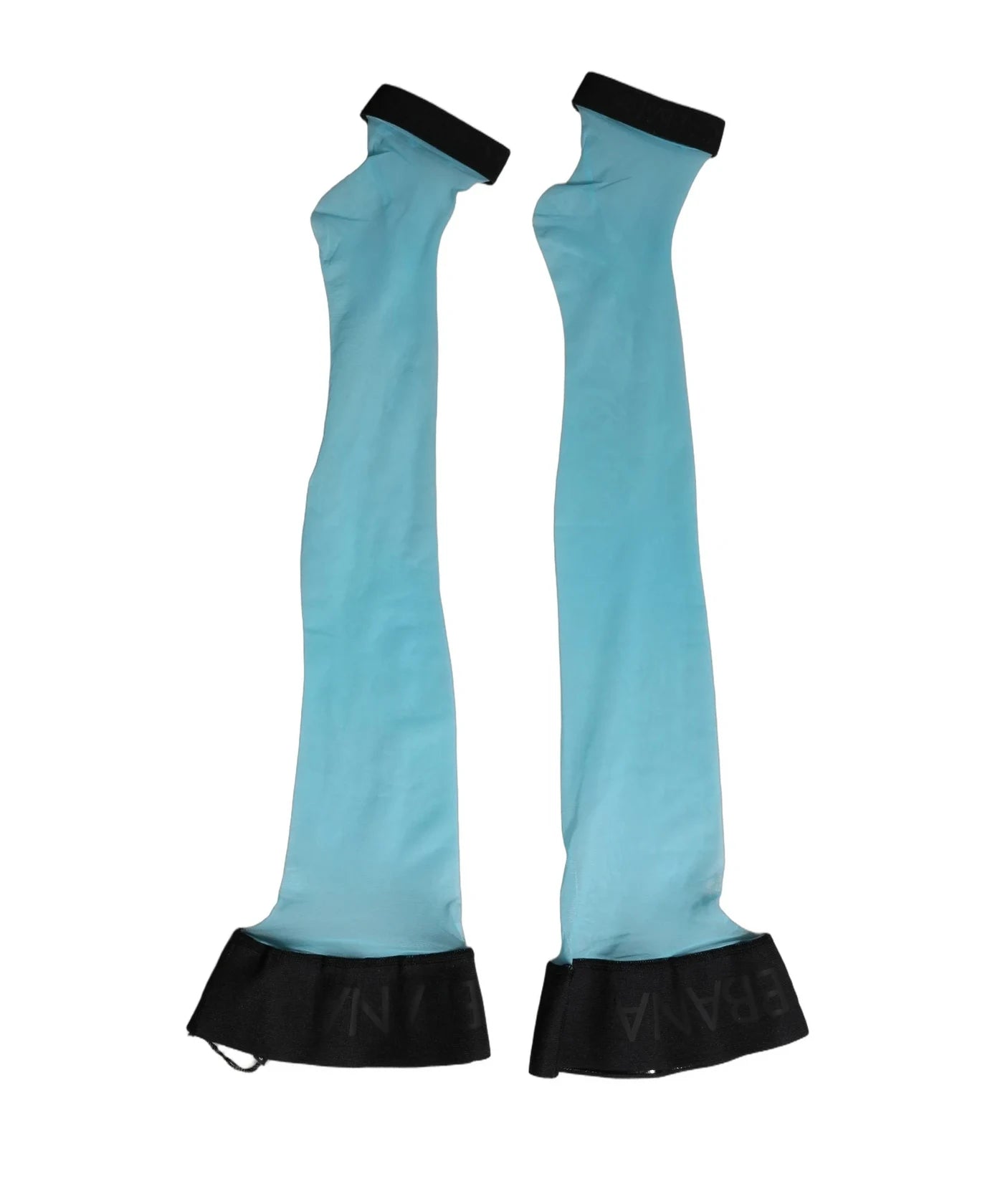 Dolce & Gabbana Hold Up Sock in blue, Nylon — view 4