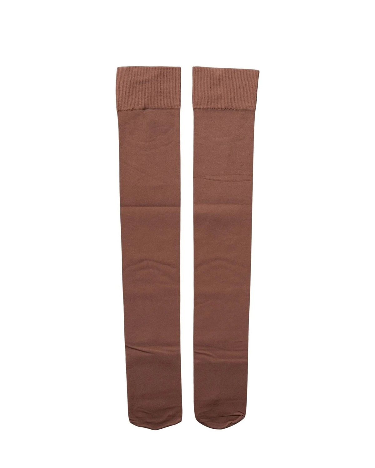 Dolce & Gabbana Hold Up Sock in brown, Nylon — view 2