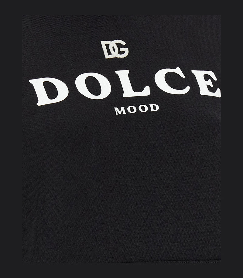 Dolce & Gabbana Hoodie in black, Cotton — view 4