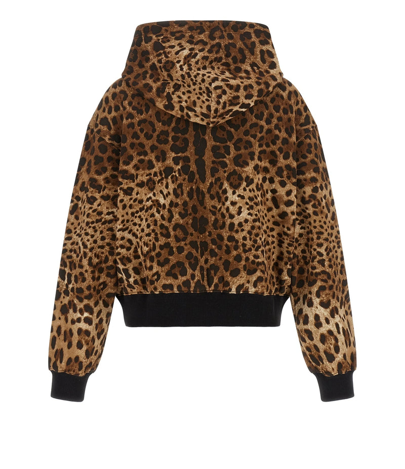 Dolce & Gabbana Hoodie in brown, Cotton — view 2