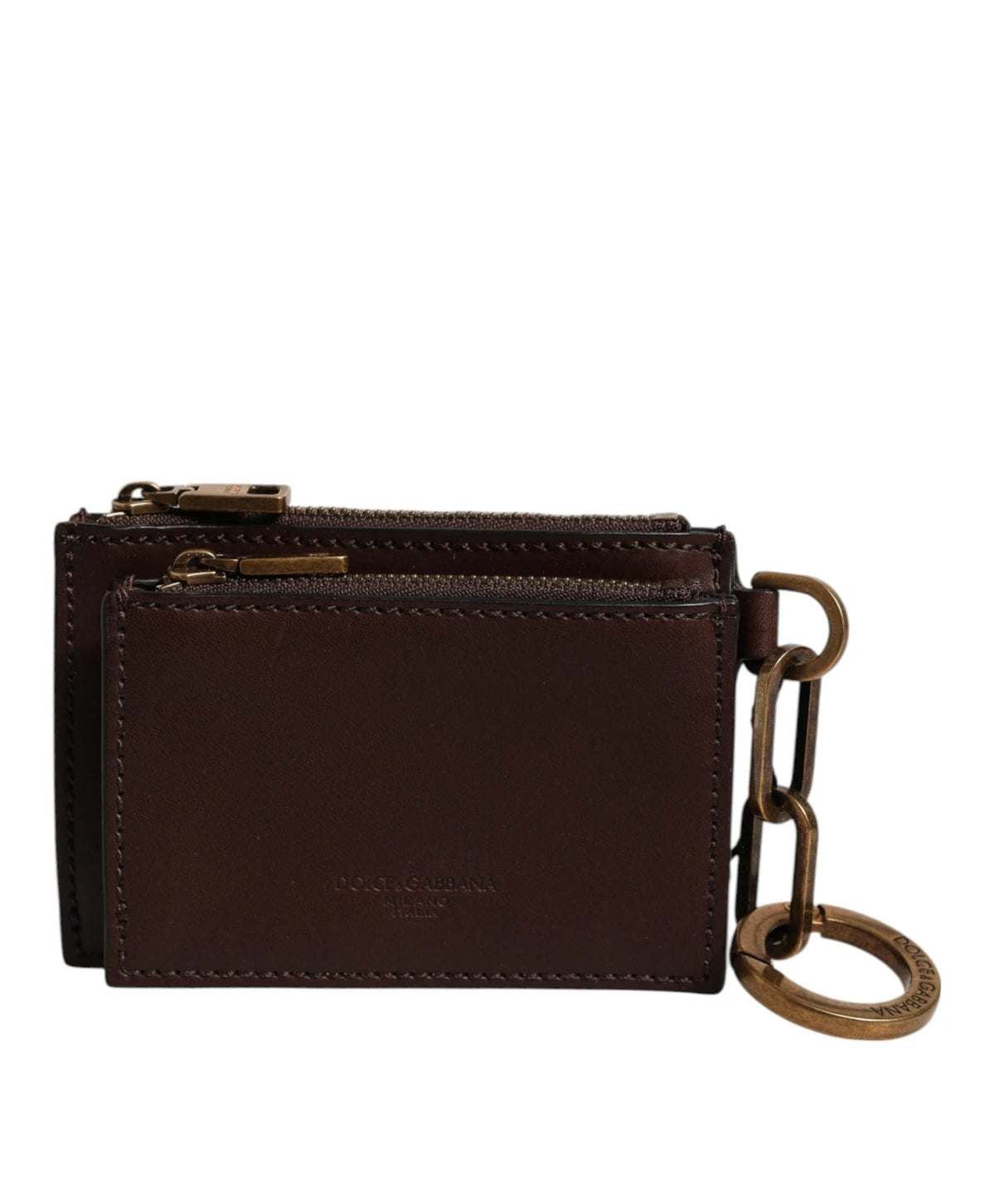Dolce & Gabbana Key Case in brown, Calf Leather