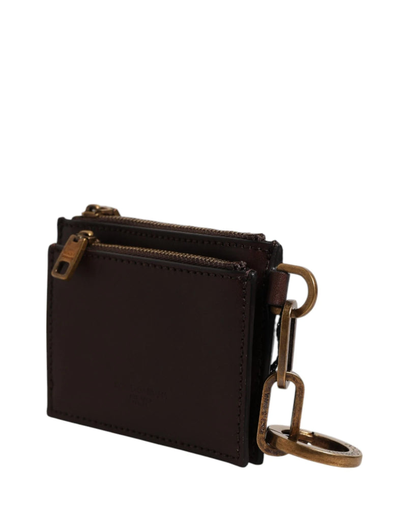 Dolce & Gabbana Key Case in brown, Calf Leather — view 3