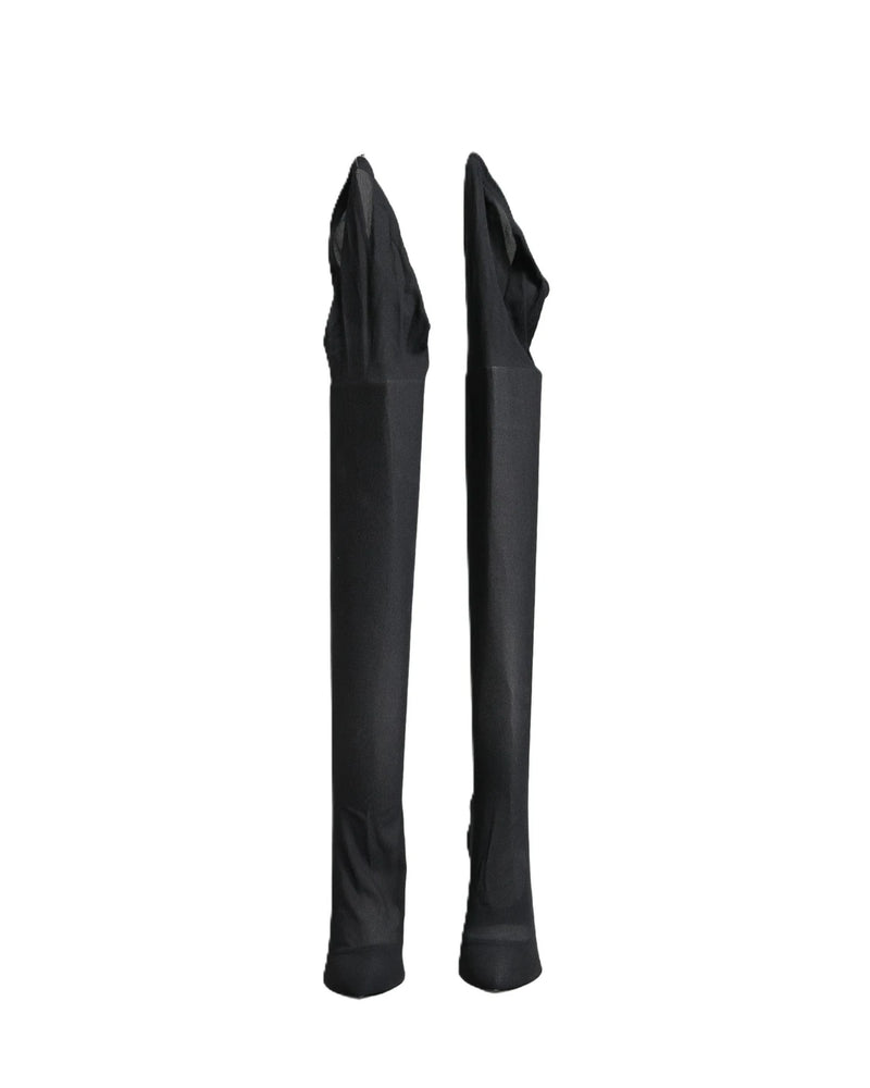 Dolce & Gabbana Knee High Boots in black, Elastane — view 3