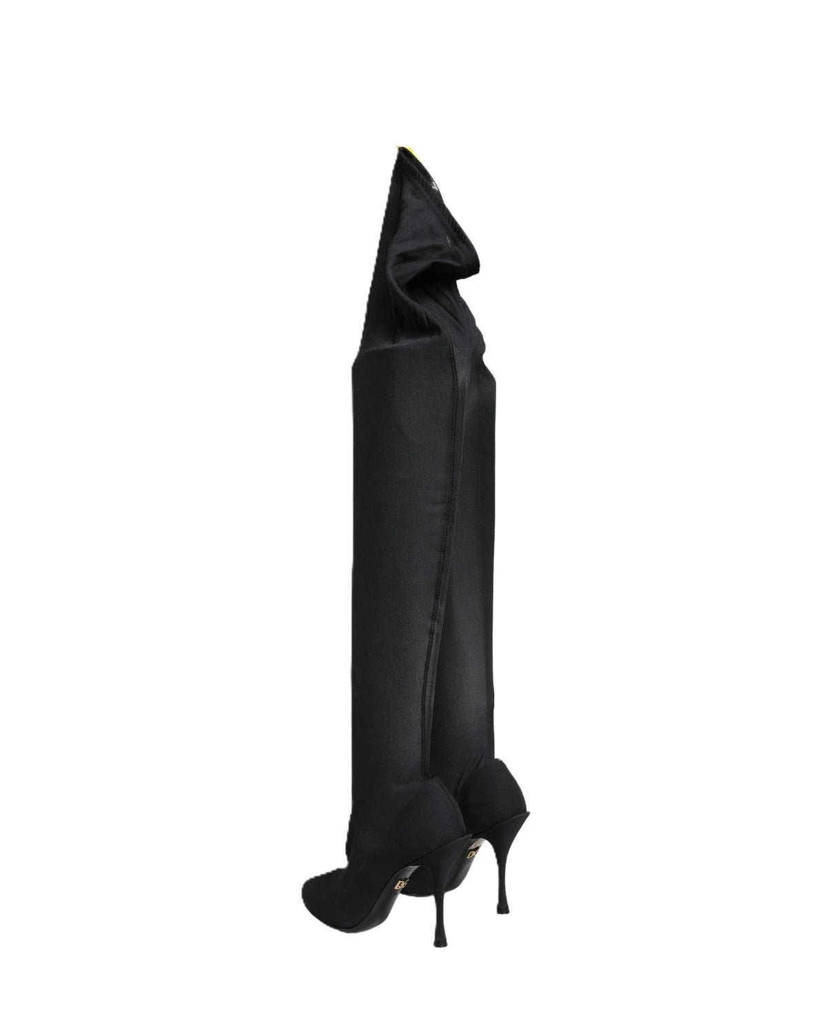 Dolce & Gabbana Knee High Boots in black, Elastane — view 4