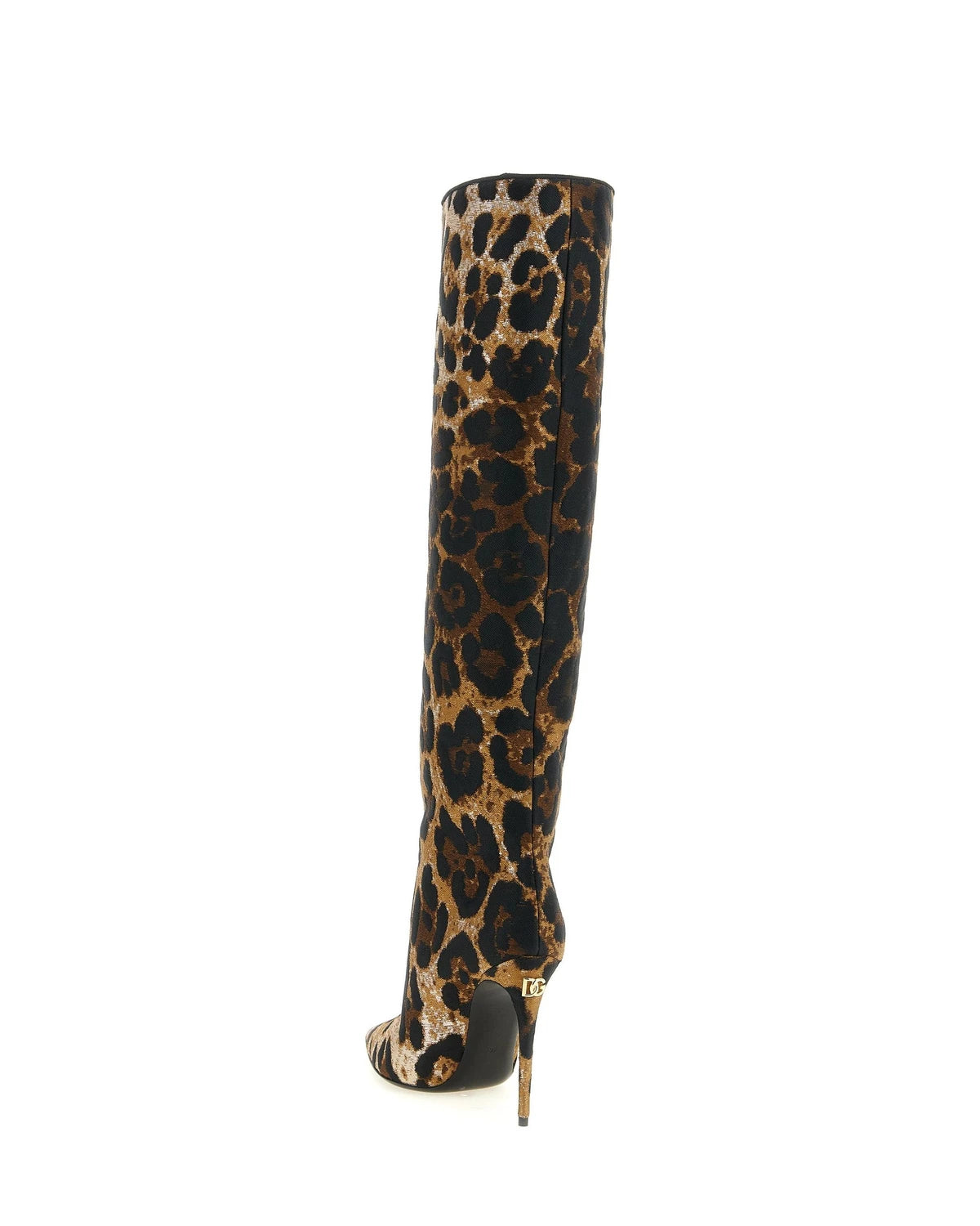 Dolce & Gabbana Knee High Boots in multicolor, Polyester — view 3
