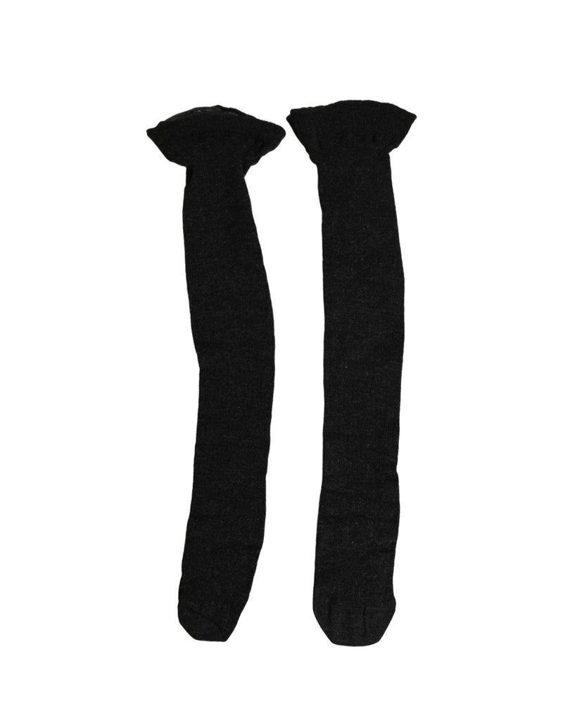 Dolce & Gabbana Knee Sock in black, Elastane — view 2