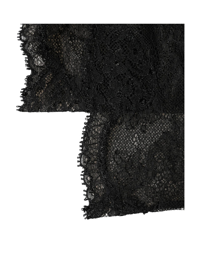 Dolce & Gabbana Knee Sock in black, Nylon