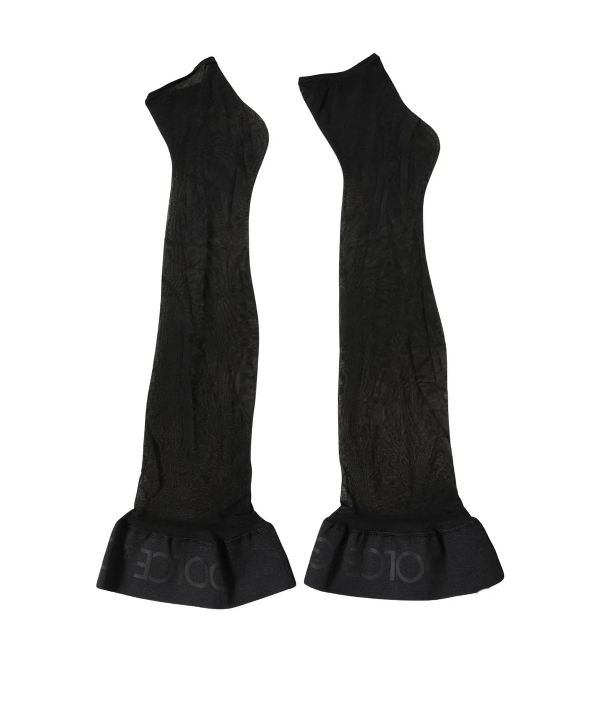 Dolce & Gabbana Knee Sock in black, Nylon — view 2