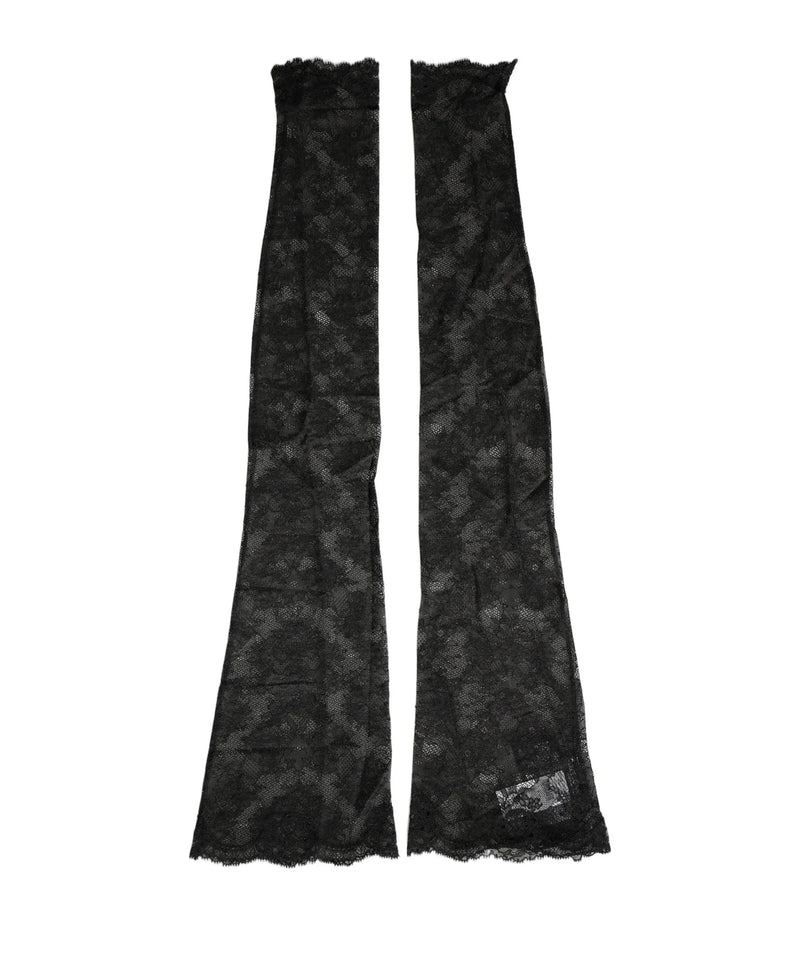 Dolce & Gabbana Knee Sock in black, Nylon — view 3