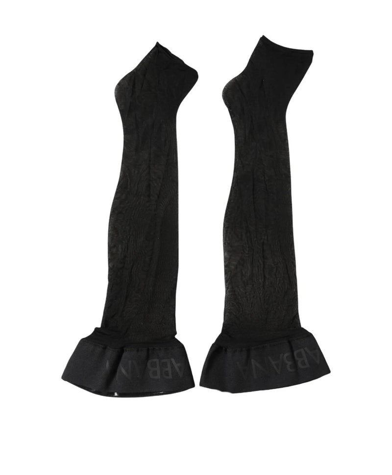 Dolce & Gabbana Knee Sock in black, Nylon — view 4