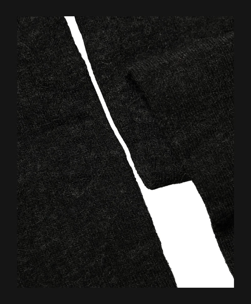 Dolce & Gabbana Knee Sock in black, Wool
