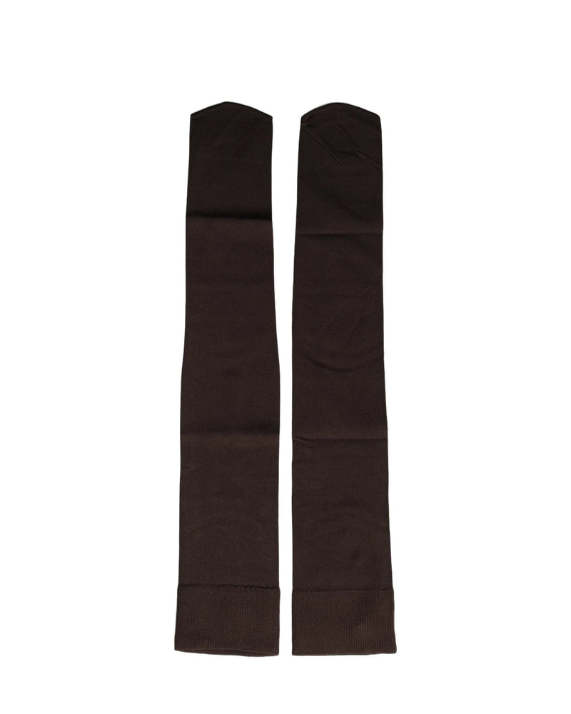 Dolce & Gabbana Knee Sock in brown, Nylon — view 2